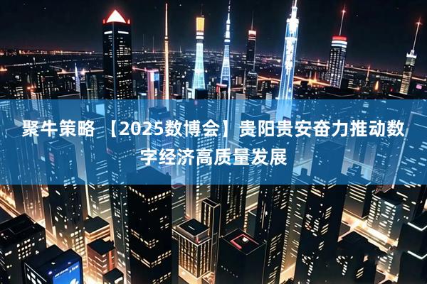 聚牛策略 【2025数博会】贵阳贵安奋力推动数字经济高质量发展